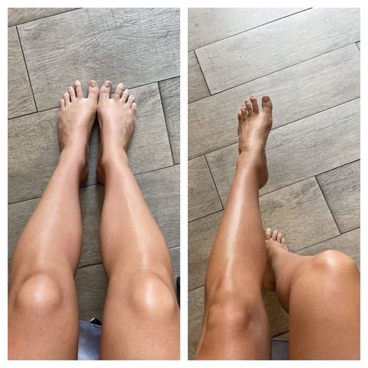 Bella Bronze Gradual Tan Before & After