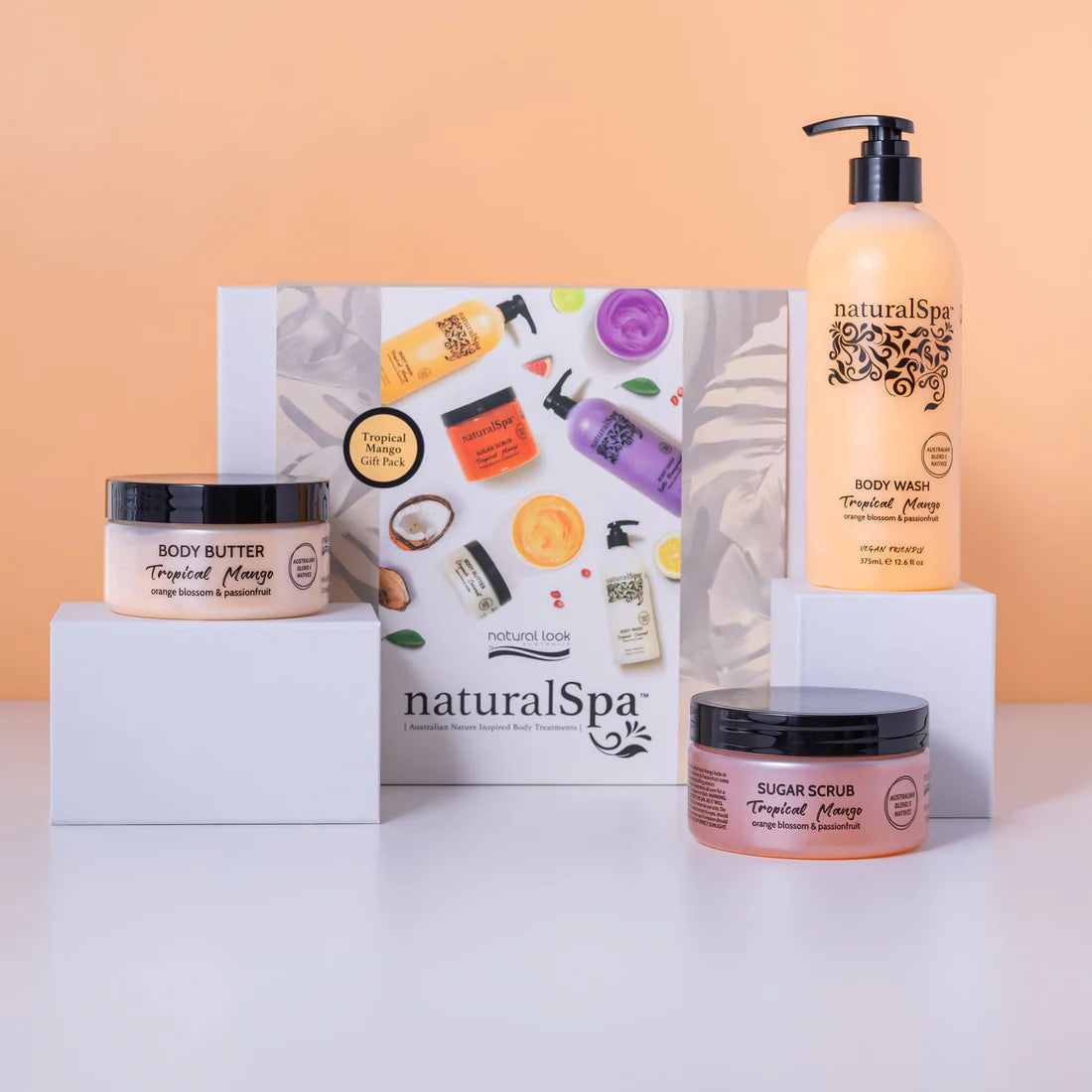 NaturalSpa Fruit Extracts Tropical Mango Gift Pack