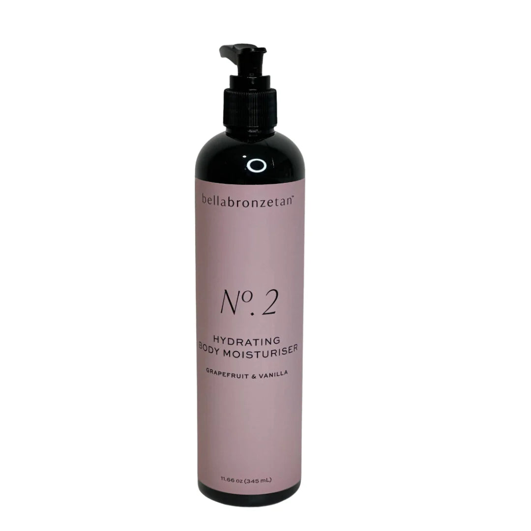 Grapefruit and vanilla scented body lotion for tan maintenance