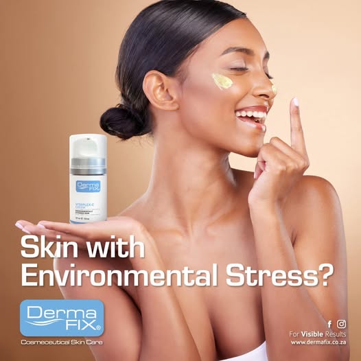 Model applying DermaFix VitaPlex C Cream – brightening skincare for radiant skin in Perth