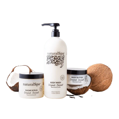 NaturalSpa Fruit Extracts Organic Coconut Gift Pack