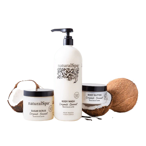 NaturalSpa Fruit Extracts Organic Coconut Gift Pack