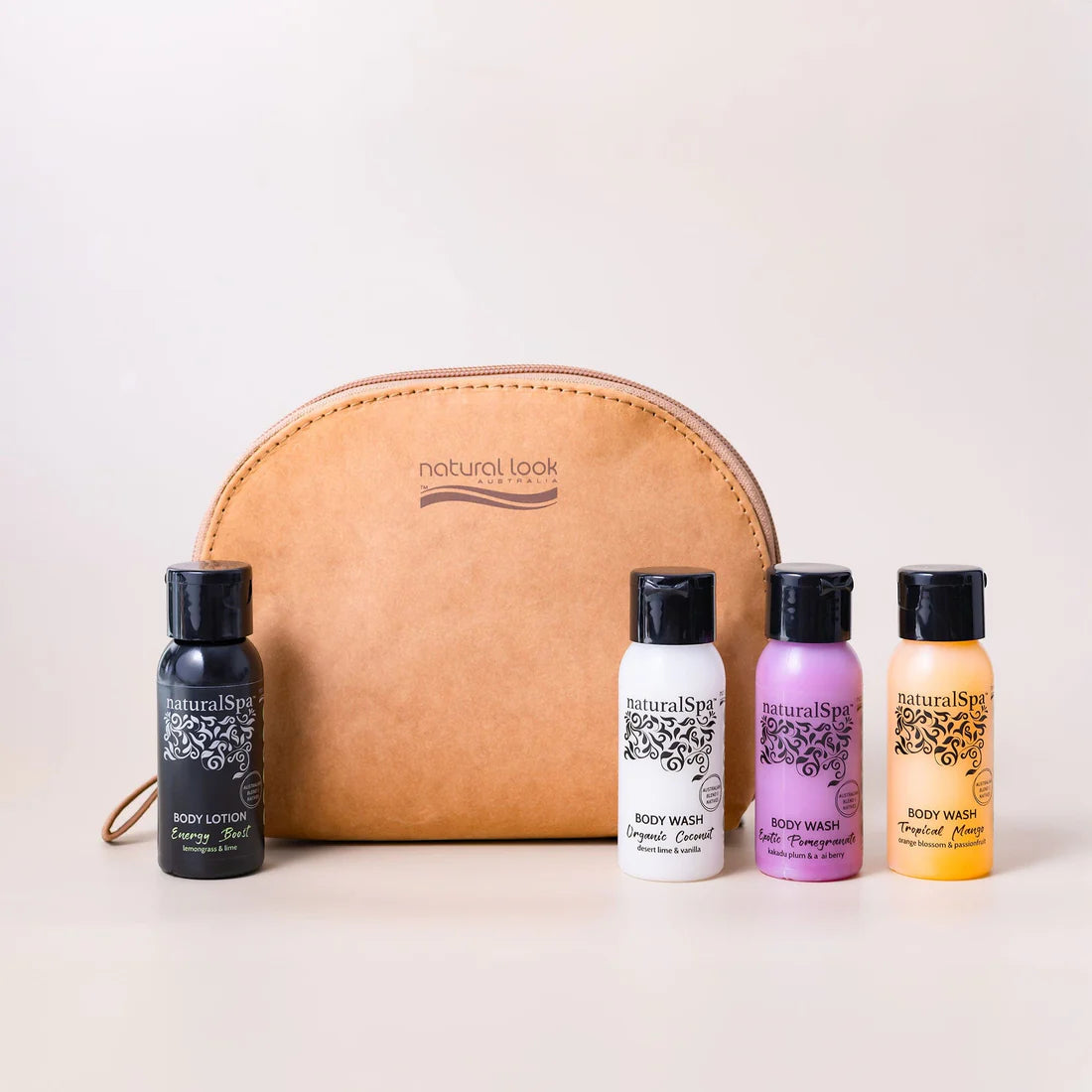 Travel pack - Natural Spa Fruit Extracts Body Wash Pack