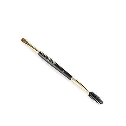 Brow Code 122 Define & Line dual-ended eyebrow brush featuring precision angled tip and spoolie for blending.