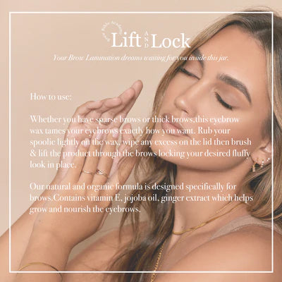 Lift & Lock Organic Brow Wax