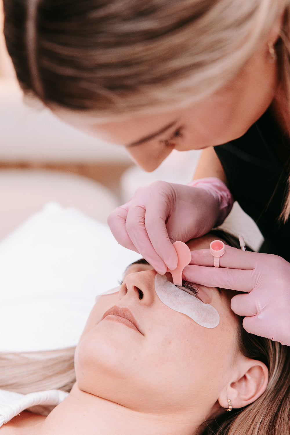 Lash lift after lash extensions Perth