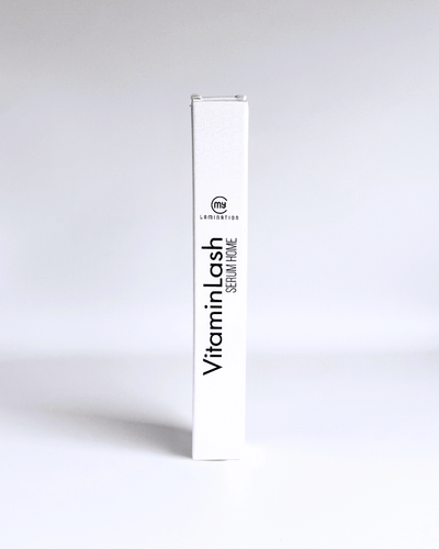 White product packaging for My Lamination Vitamin Lash Brow Serum